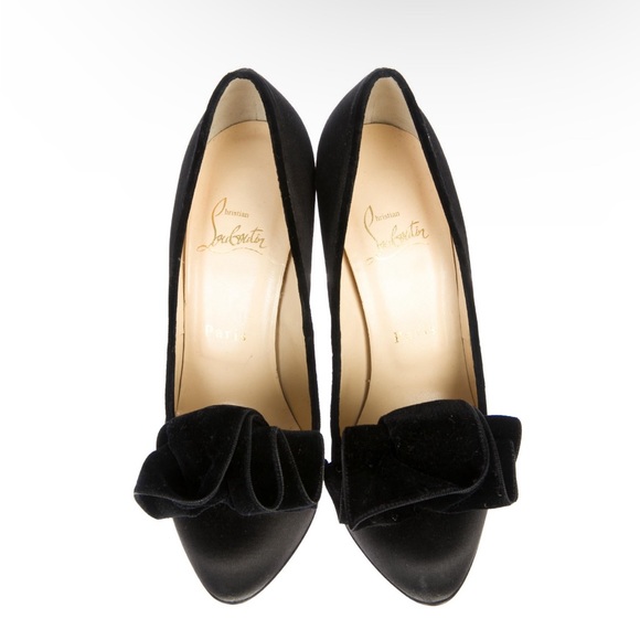 Christian Louboutin Lady Page 120 Satin/Velvet pumps, size 38 - Picture 10 of 11